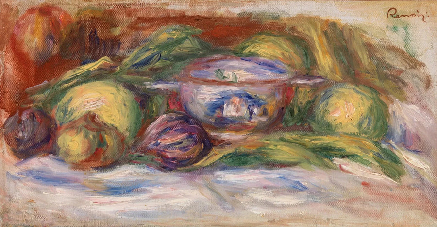 Bol, Figos e Maçãs (Tigela, figos e maçãs) - Pierre-Auguste Renoir