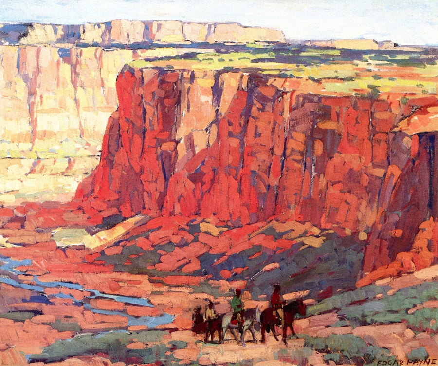 Canyon Riders - Edgar Payne