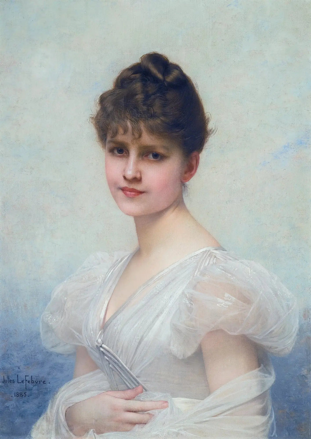 Edith Caroline Warren Miller (1866-1944) - Jules Lefebvre image 1 reproduction réalisée par Alpha Reproduction