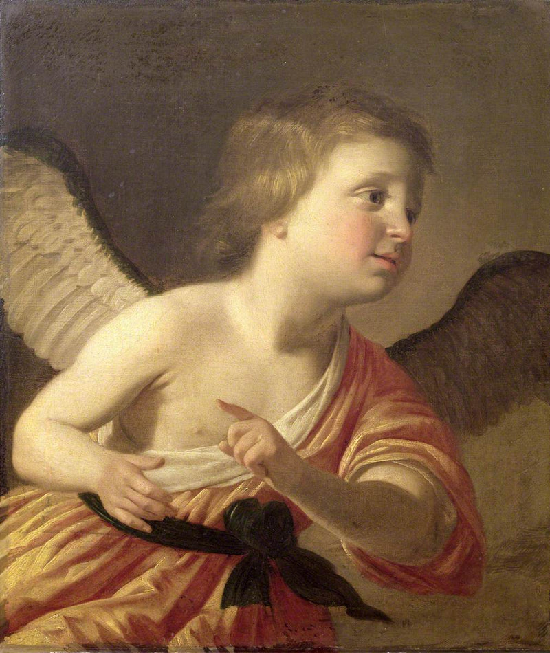 Édouard, príncipe palatino (1624–1663), quando era criança, em anjo - Gerrit van Honthorst