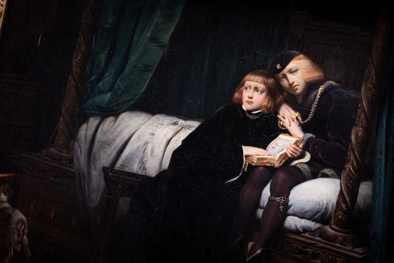 Édouard V e o duque de York na Torre - Paul Delaroche