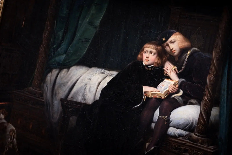 Édouard V e o duque de York na Torre - Paul Delaroche