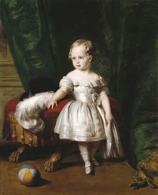 Eduardo VII (1840-1910) quando Albert Eduardo, príncipe de Gales - Franz Xaver Winterhalter