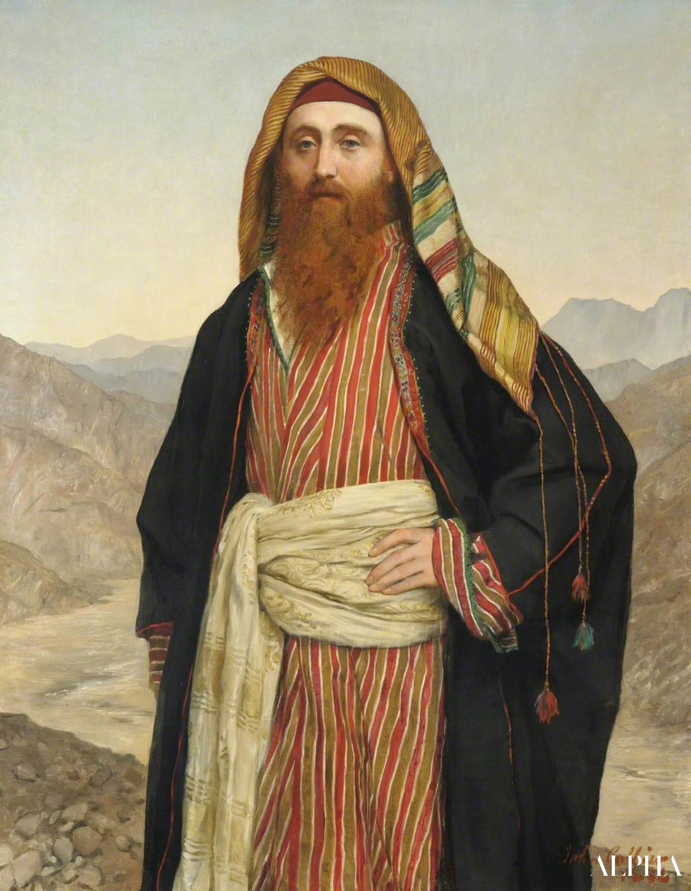 Reproduction du tableau « Edward Henry Palmer (1840–1882) - John Collier » par Alpha Reproduction en peinture à l’huile