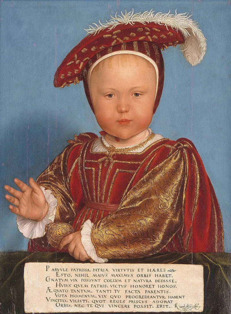Edward, Príncipe de Gales, posteriormente Rei Eduardo VI - Hans Holbein, o Jovem