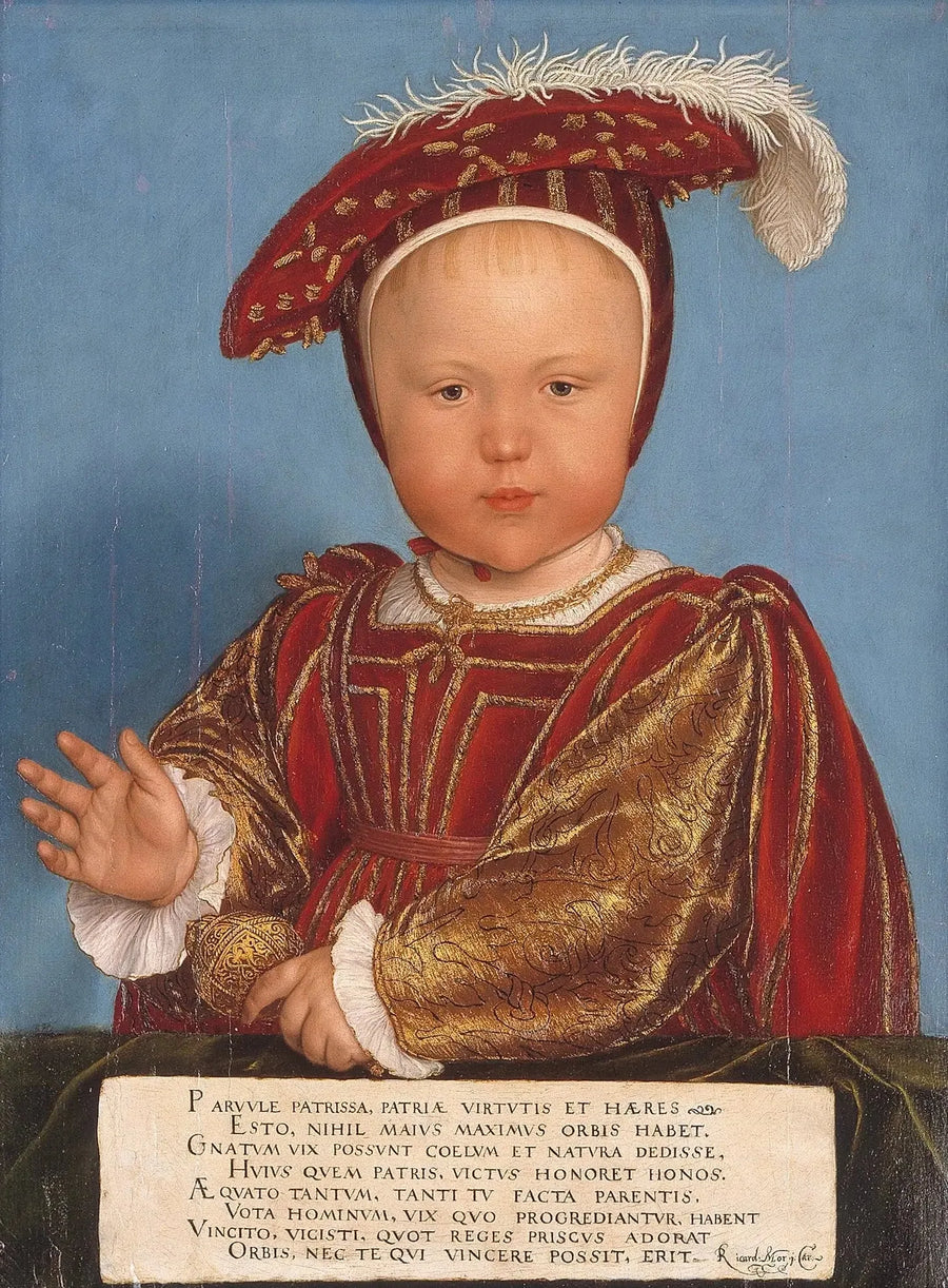 Edward, Príncipe de Gales, posteriormente Rei Eduardo VI - Hans Holbein, o Jovem