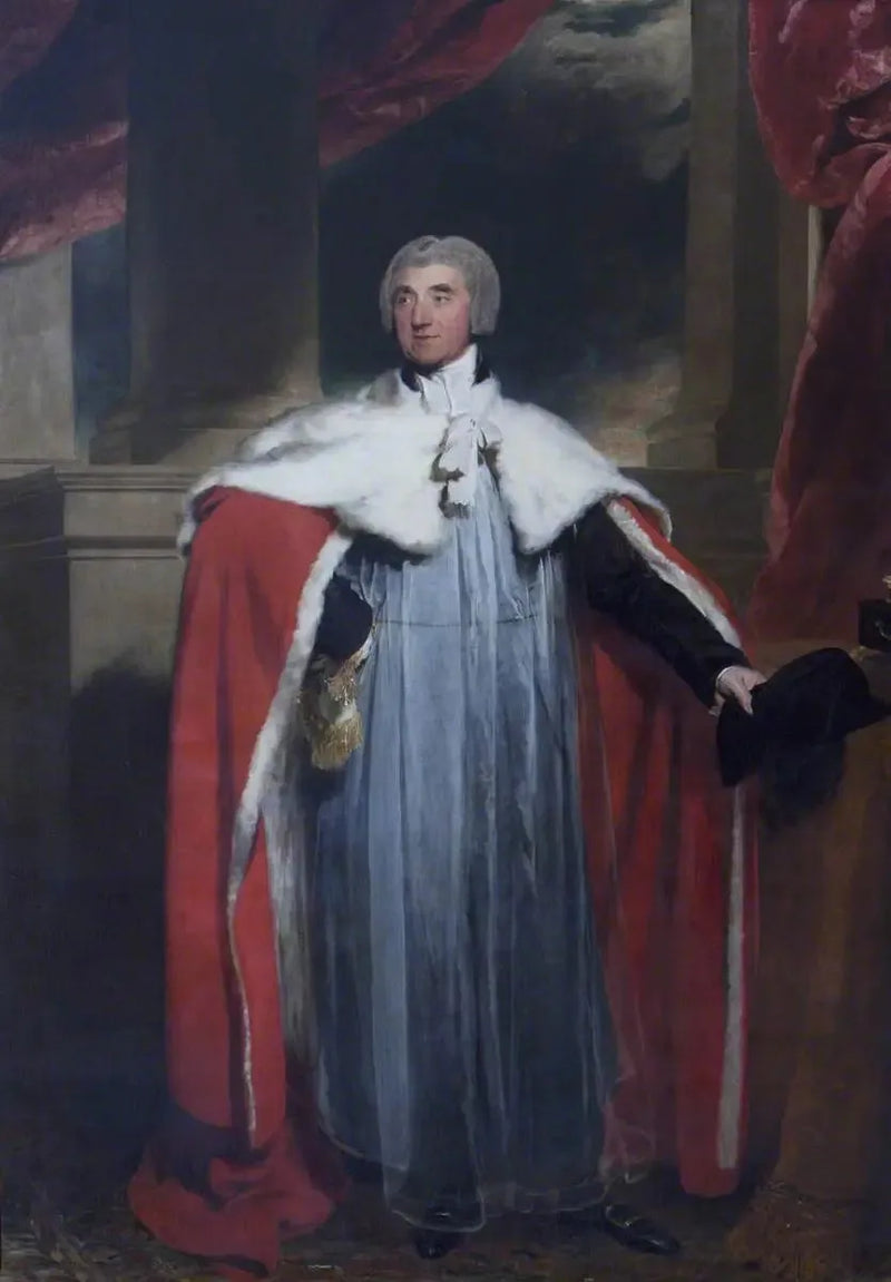 Edward Venables Vernon Harcourt (1757-1847) como arcebispo de York - Thomas Lawrence