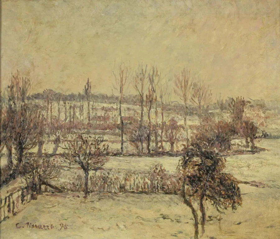 Efeito de neve em Éragny - Camille Pissarro