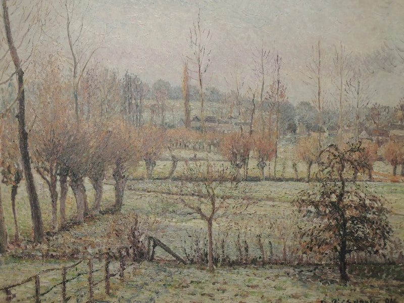 Efeito de neve em Éragny - Camille Pissarro