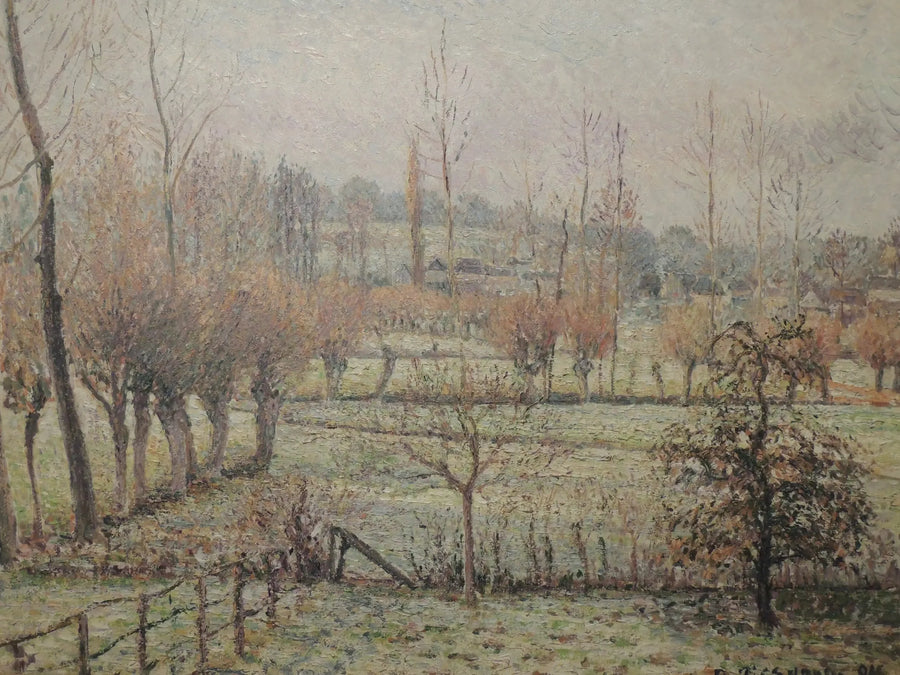 Efeito de neve em Éragny - Camille Pissarro