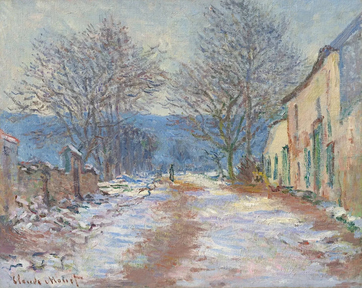 Efeito de neve em Limetz W1056 - Claude Monet
