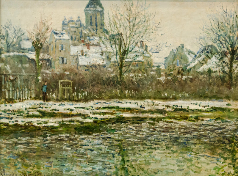 Efeito de neve em Vétheuil, Orsay W506 - Claude Monet