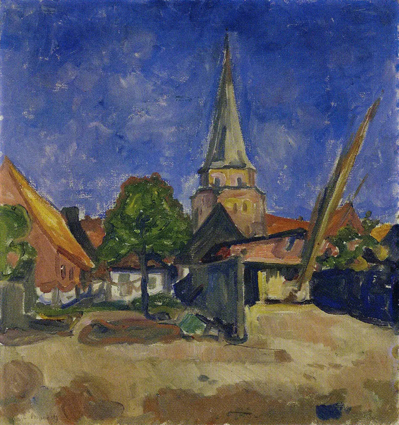 Igreja em Travemünde - Edvard Munch