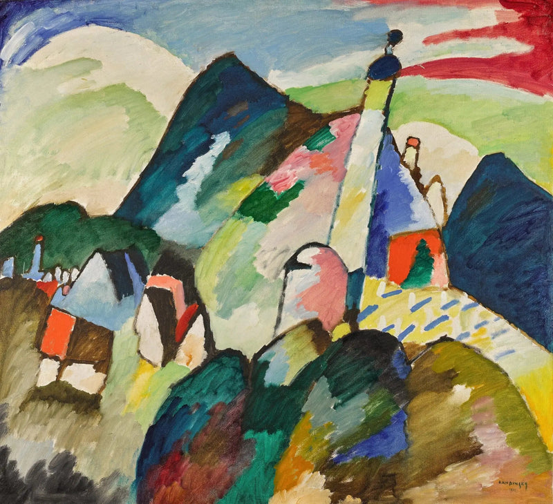 Igreja de Murnau - Vassily Kandinsky