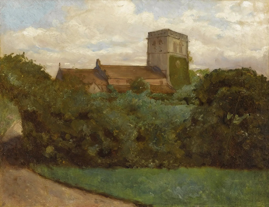 Igreja de Tottenham, Londres, 1869 - Albert Bierstadt