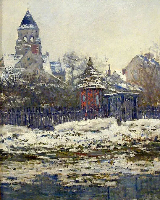 Igreja de Vétheuil - Claude Monet