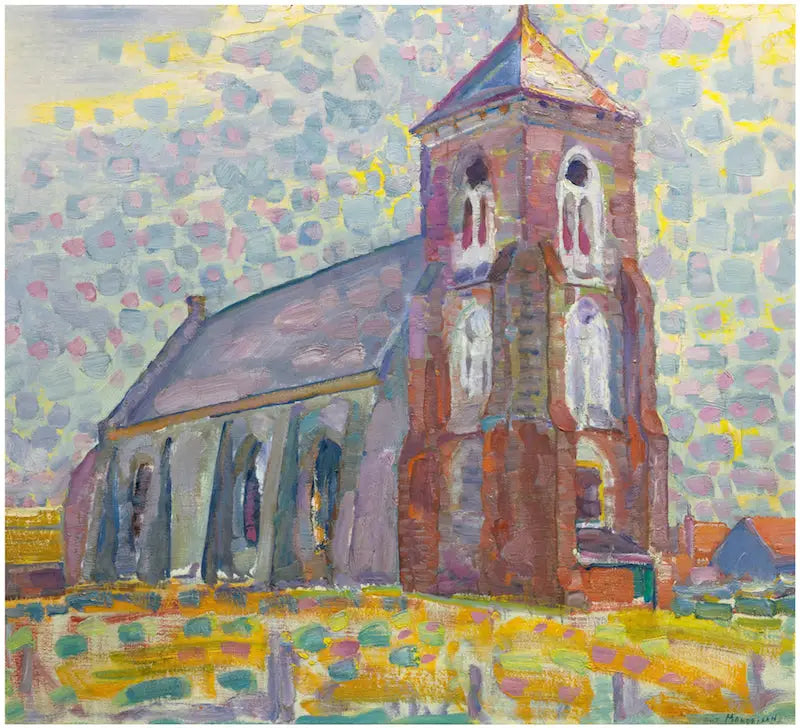 Igreja de Zoutelande - Piet Mondrian