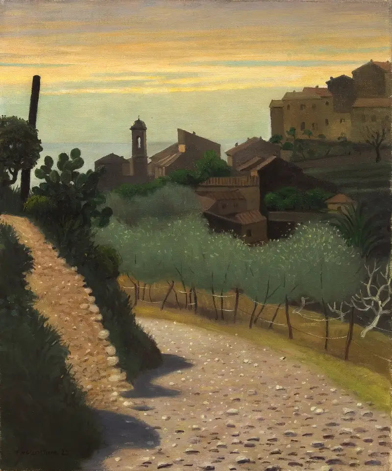 Igreja de Santa Ana em Cagnes - Félix Vallotton