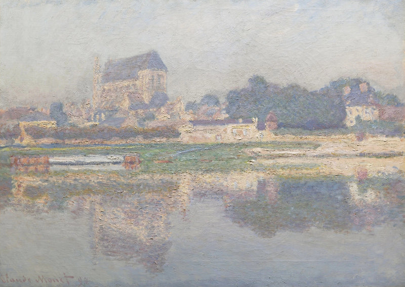 Igreja de Vernon, sol W1387 - Claude Monet