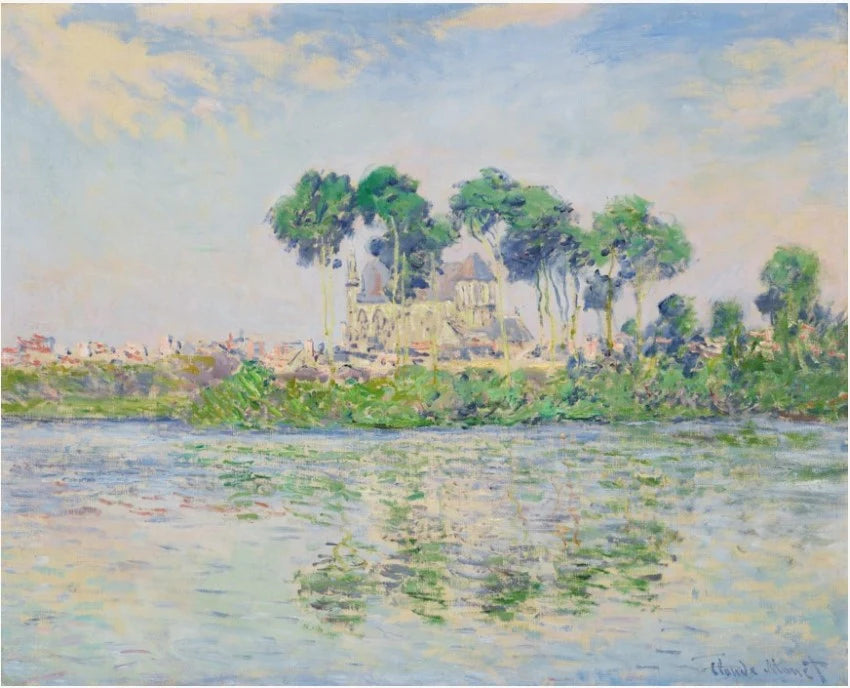 A igreja de Vernon - Claude Monet