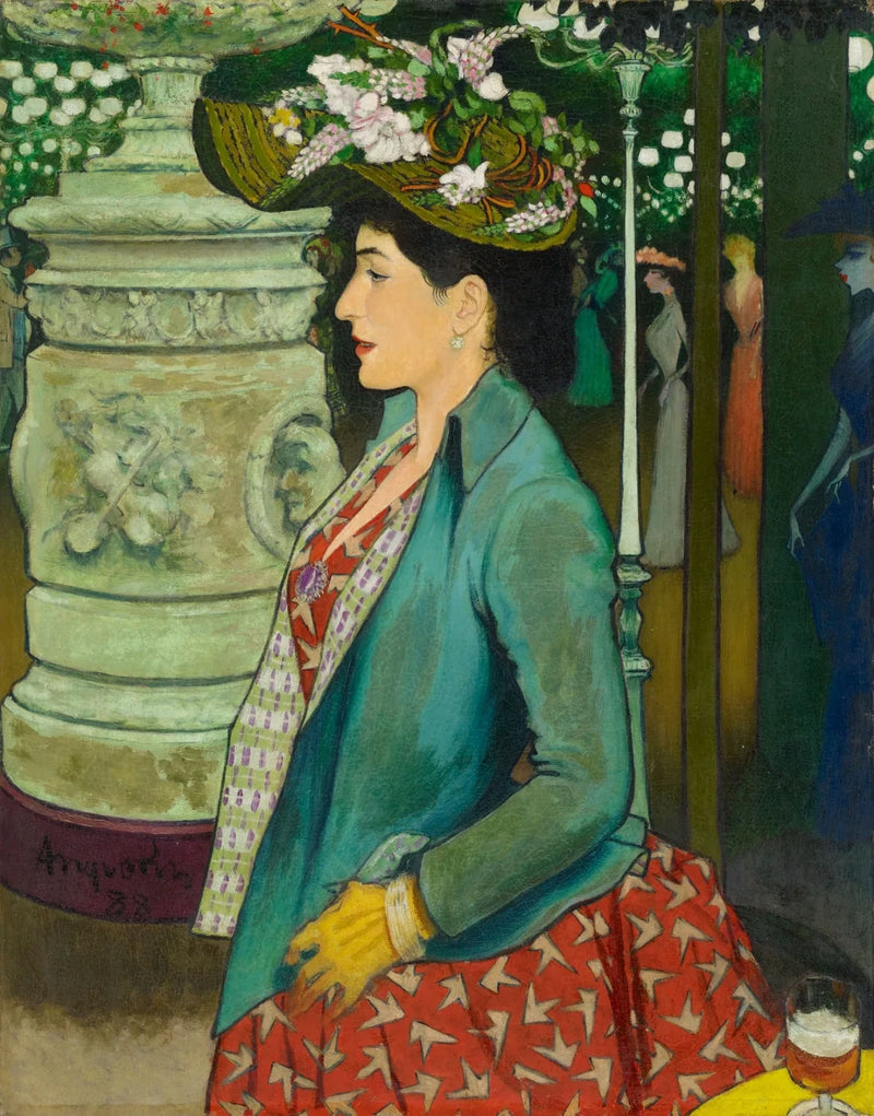 Elegante no Élysée Montmartre - Louis Anquetin