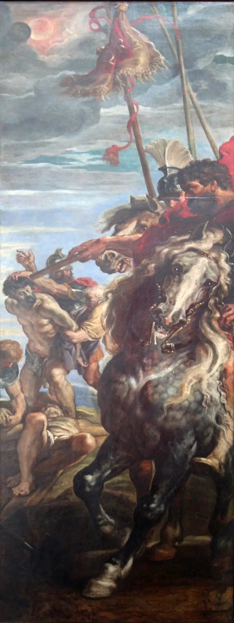 Élévation de la Croix (panneau de droite) - Peter Paul Rubens image 1 reproduction de peinture à l’huile