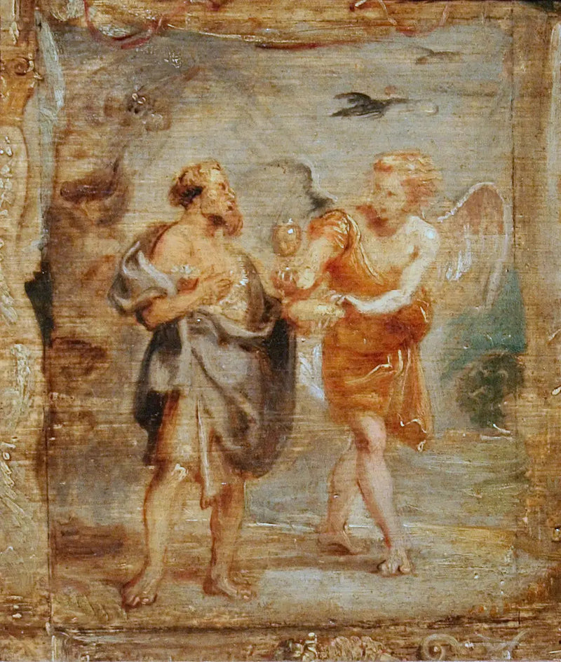 Élie e o Anjo - Peter Paul Rubens