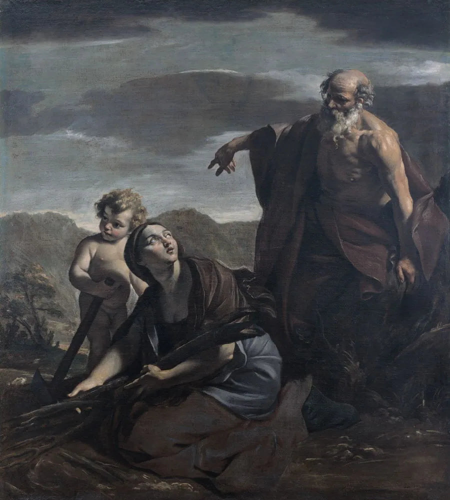 Élie e a viúva de Sarepta - Giovanni Lanfranco