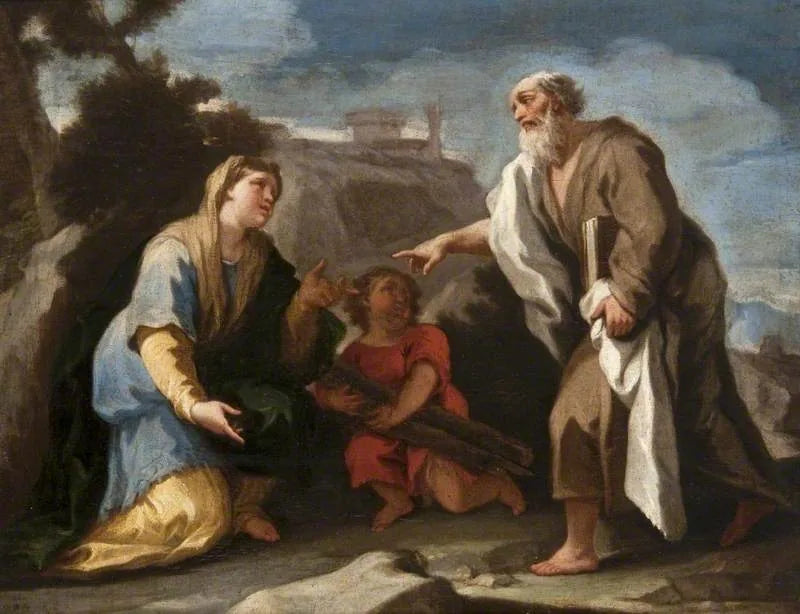 Elie e a viúva de Sarepta - Luca Giordano