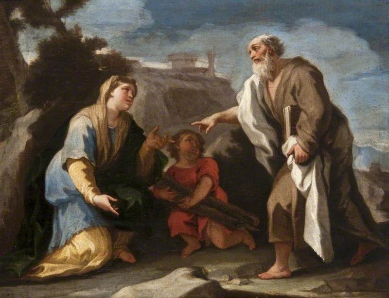 Elie e a viúva de Sarepta - Luca Giordano