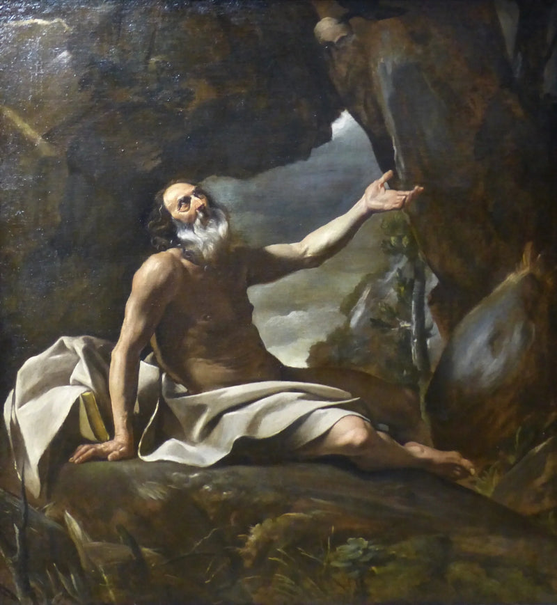 Élie alimentado pelo corvo - Giovanni Lanfranco