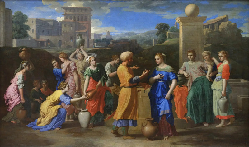 Eliézer e Rebeca - Nicolas Poussin