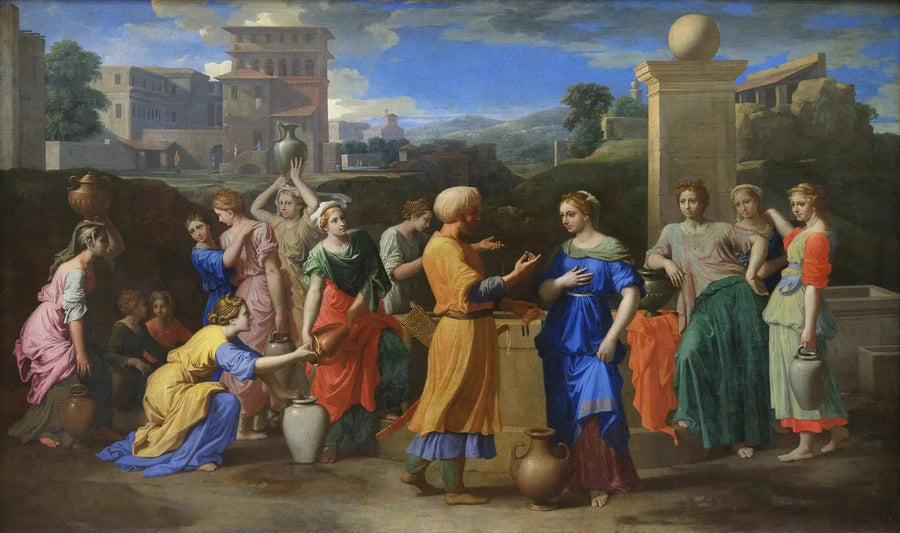 Eliézer e Rebeca - Nicolas Poussin