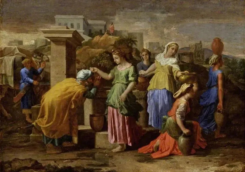 Eliézer e Rebeca - Nicolas Poussin