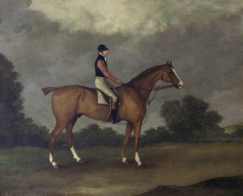 Elis', um cavalo alazão, montado por J. Day - John Frederick Herring, Sr.