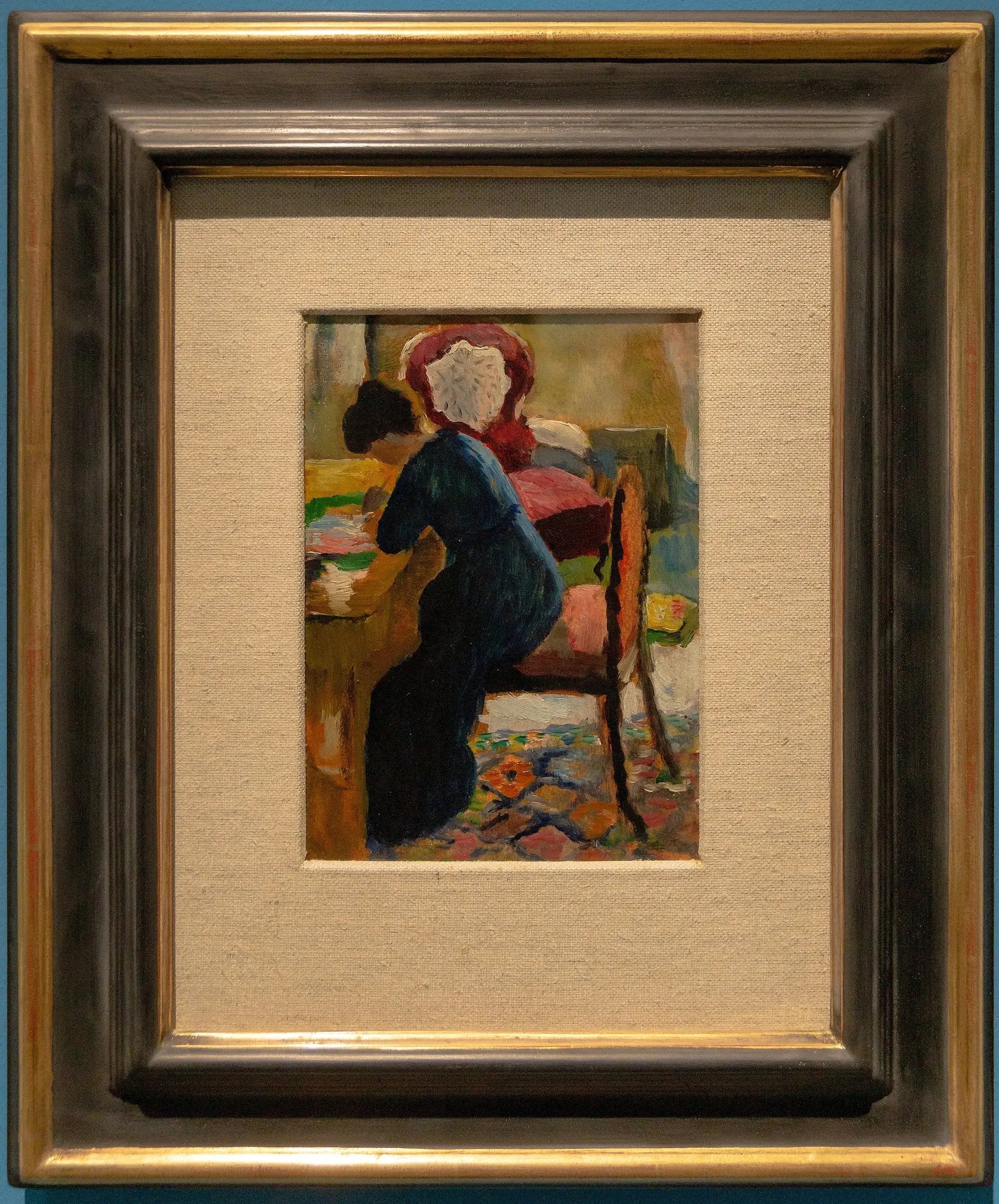 Élisabeth au bureau - August Macke image 1 reproduction d’œuvre d’art à l’huile