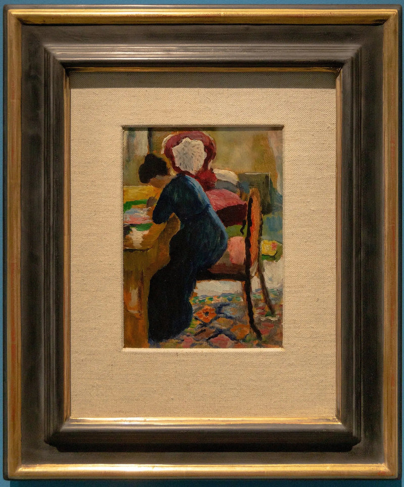 Élisabeth no escritório - August Macke