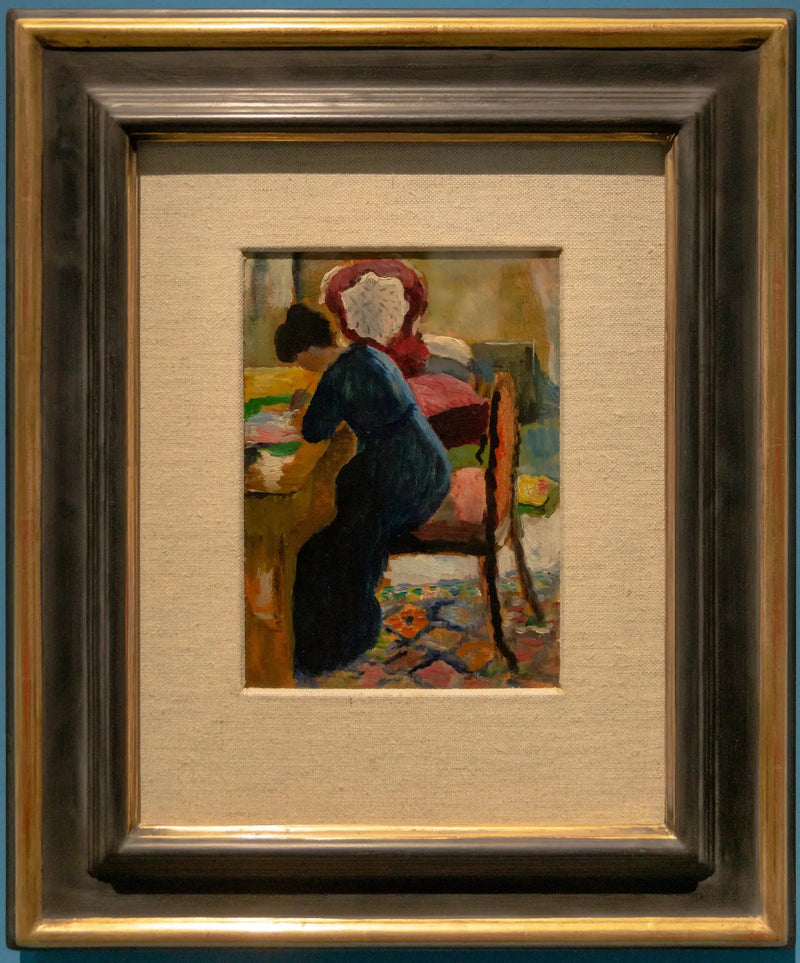 Élisabeth no escritório - August Macke