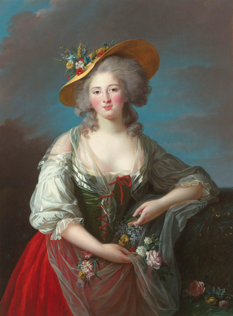 Elisabeth-Philippe-Marie-Hélène da França, conhecida como Madame Elisabeth - Élisabeth Vigée Le Brun