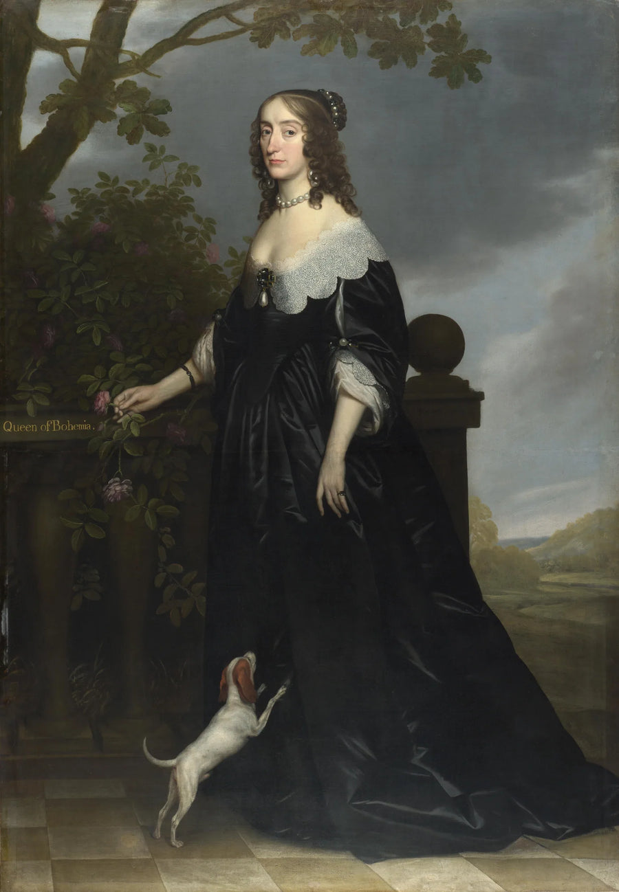 Elisabeth Stuart, Rainha da Boêmia - Gerrit van Honthorst
