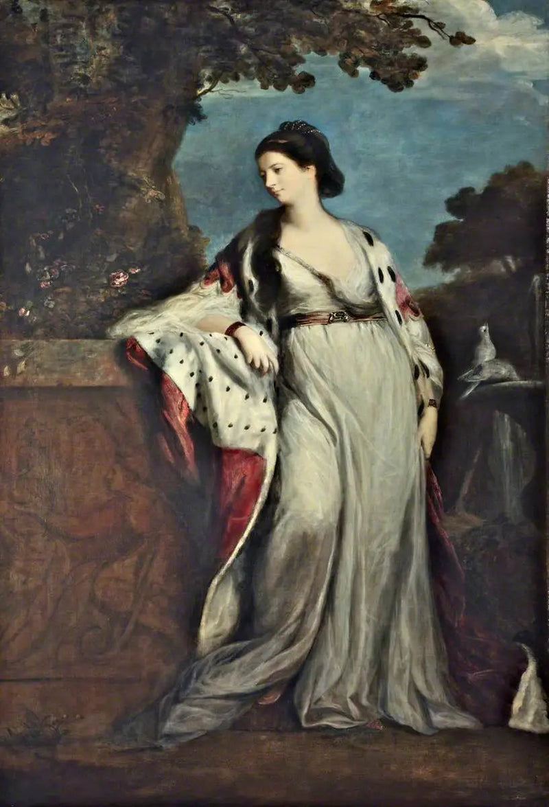 Elizabeth Gunning (1733–1790), duquesa de Hamilton e de Argyll - Joshua Reynolds