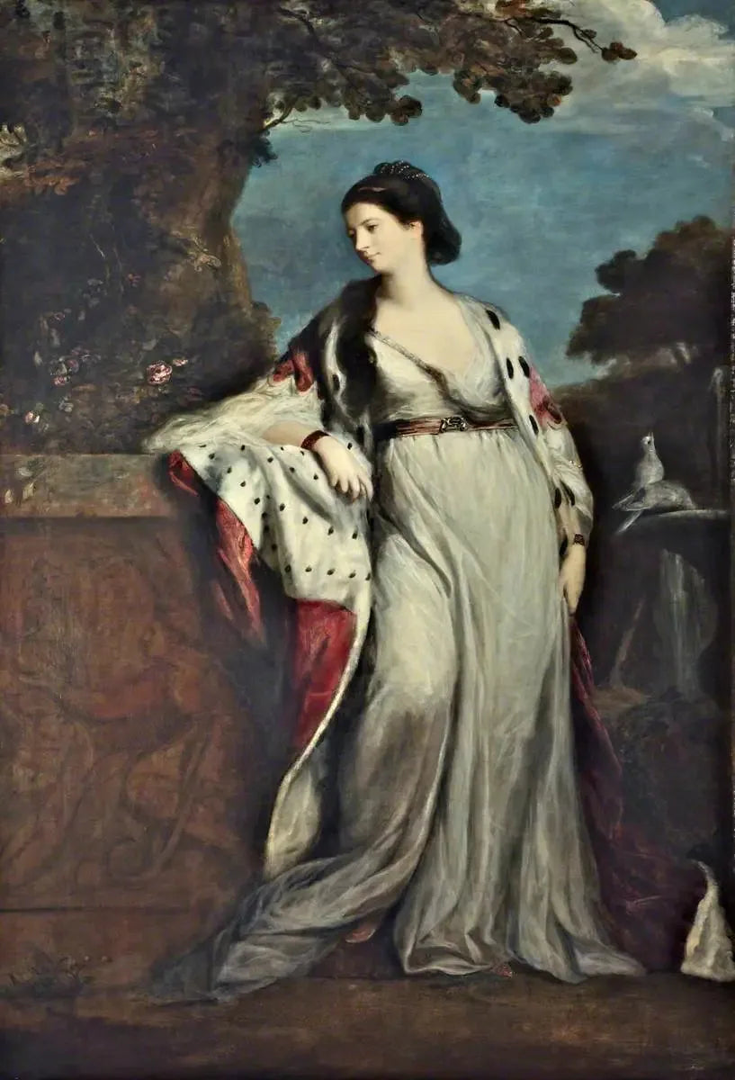 Elizabeth Gunning (1733–1790), duquesa de Hamilton e de Argyll - Joshua Reynolds