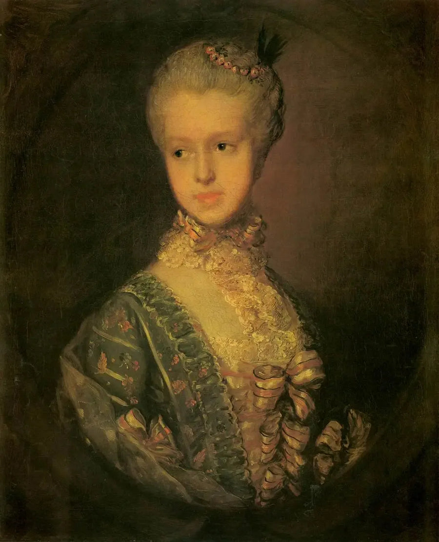 Elizabeth Wrottesley, posteriormente duquesa de Grafton - Thomas Gainsborough