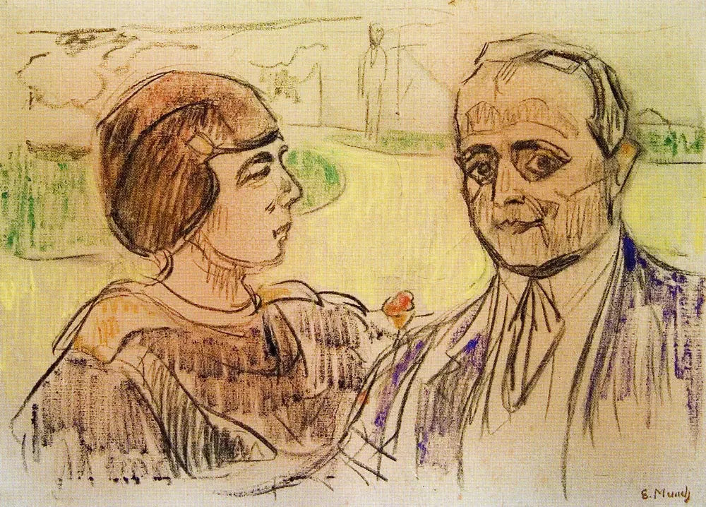 Elsa et Curt Glaser - Edvard Munch image 1 tableau peint à l’huile sur toile