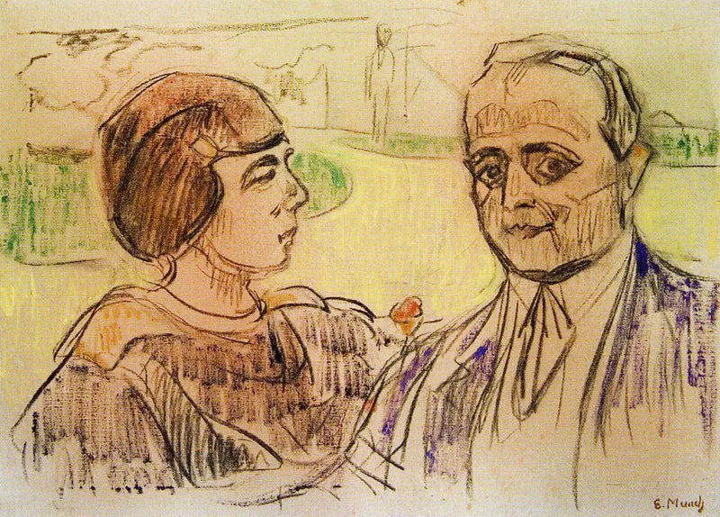 Elsa e Curt Glaser - Edvard Munch
