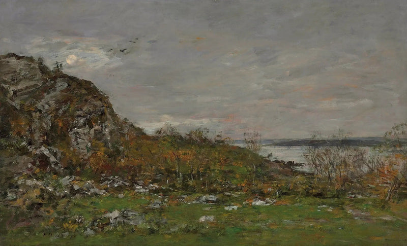 Embocadura do Elorn nos arredores de Brest - Eugène Boudin