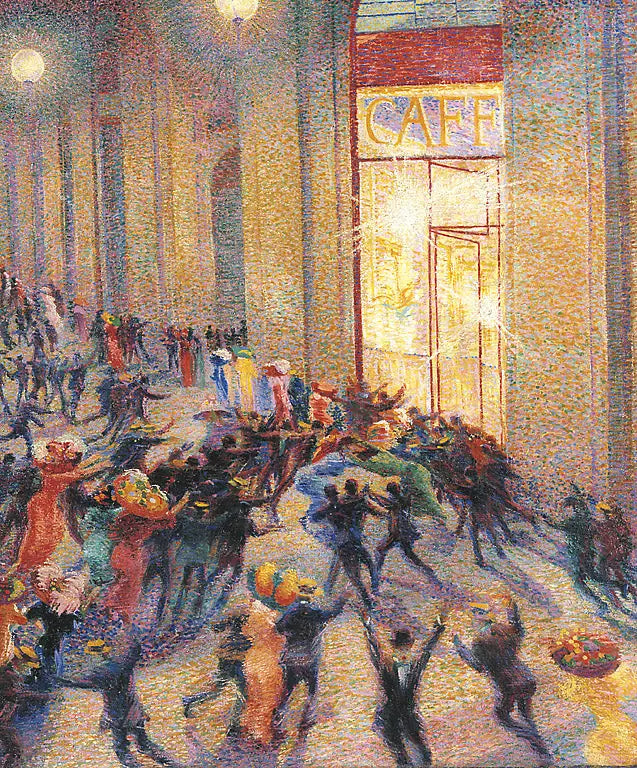 Revolta na galeria - Umberto Boccioni
