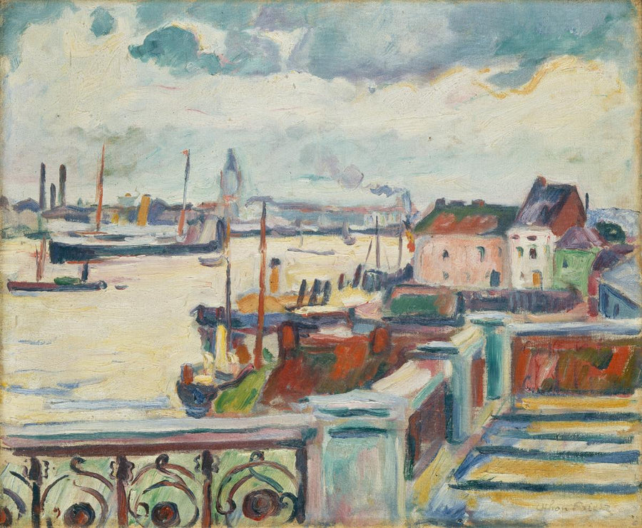 Le Port d’Anvers - Othon Friesz