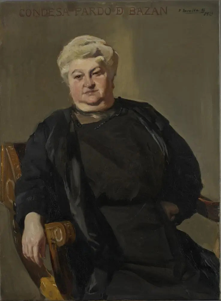 Emilia Pardo Bazán, Condessa de Pardo Bazán - Joaquín Sorolla