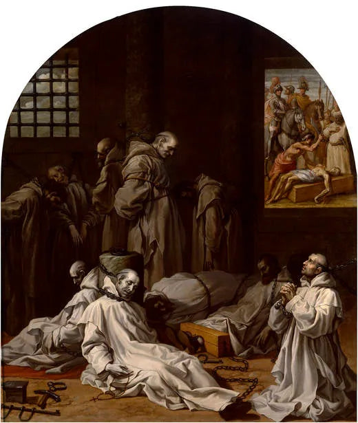 Emprisonnement et mort des dix membres de la chartreuse de Londres - Vincenzo Carducci